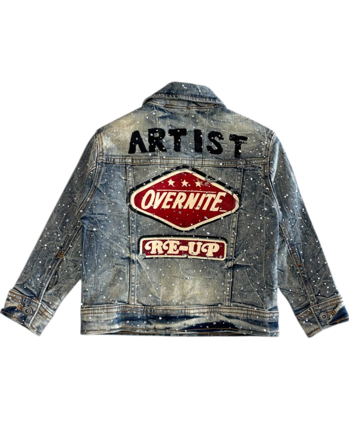 Toddler's Re-Up Crystal Denim Jacket