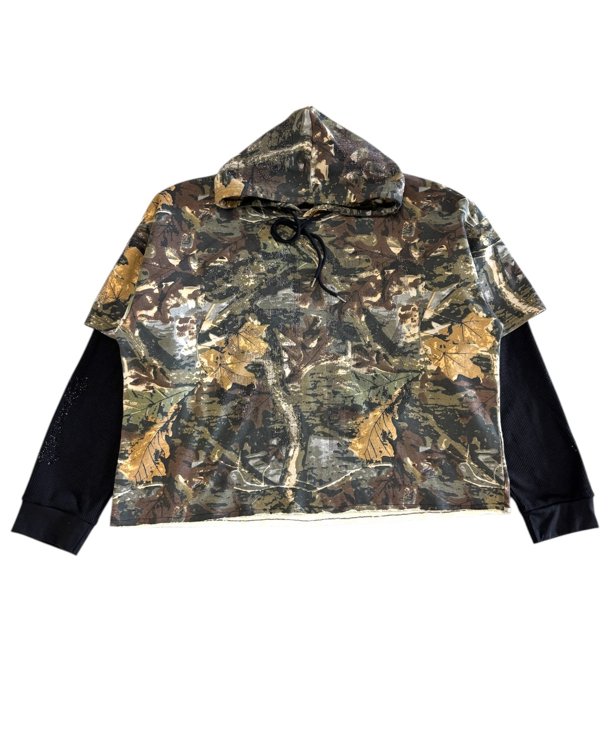 Rhinestone Skeleton Camo Hoodie - Big & Tall