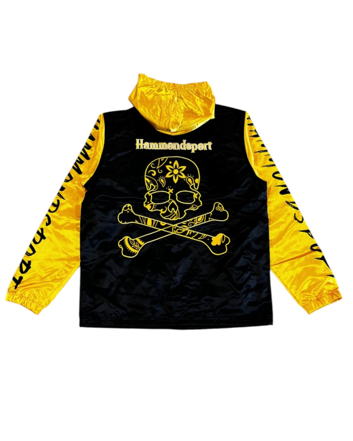 Pirate Coaches Jacket in black and Yellow Color