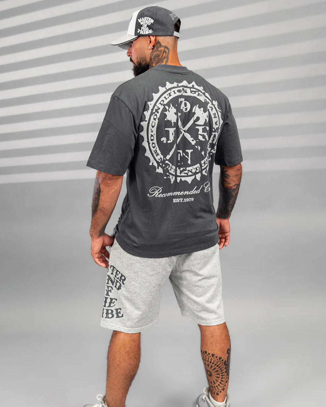 Juren recommended tribe tee in grey