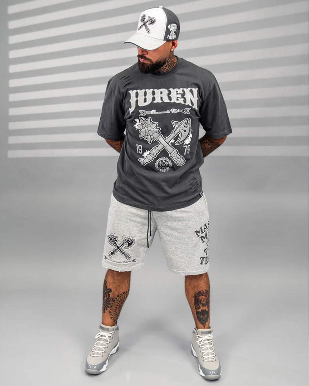juren recommended tribe tee in grey