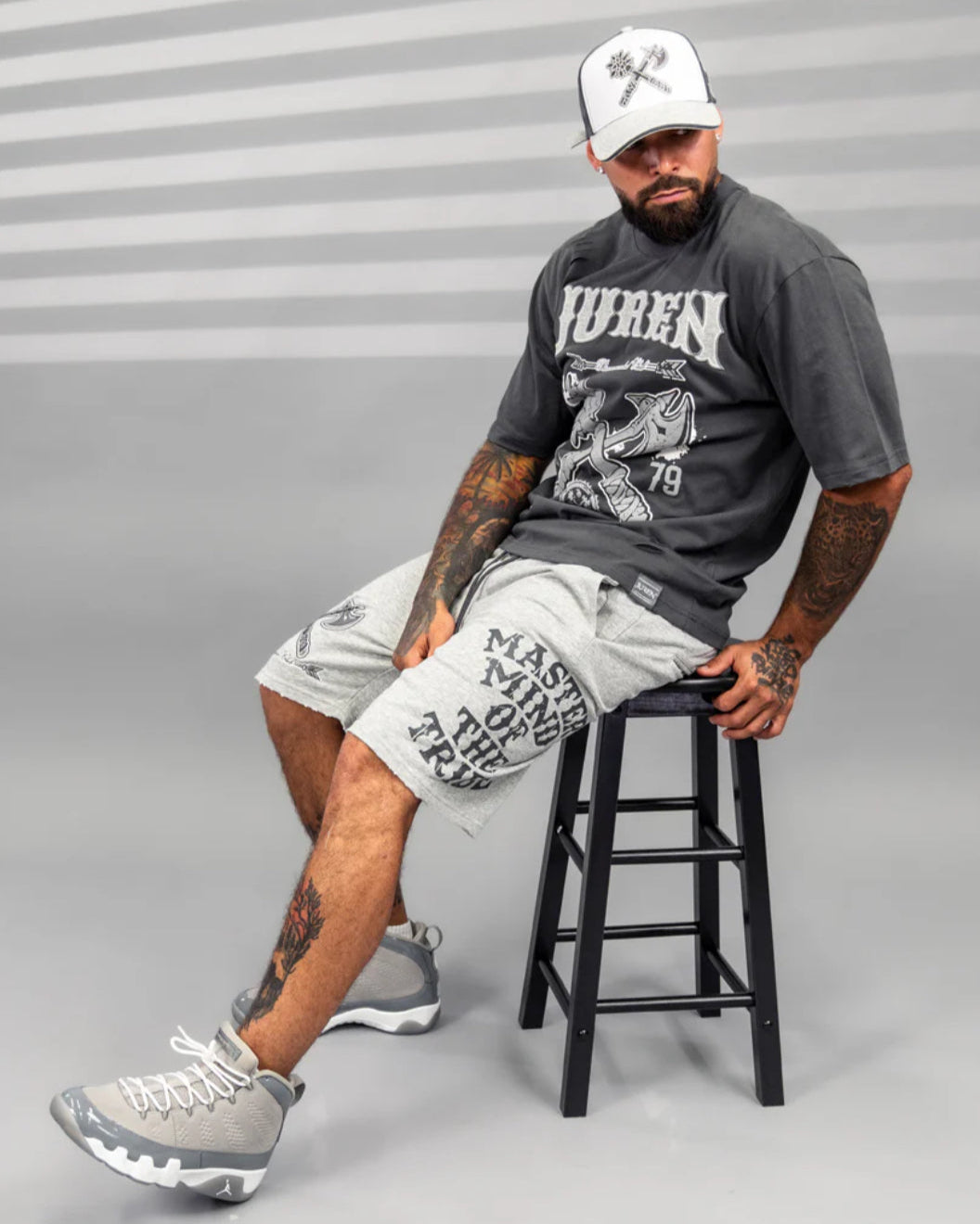 Juren recommended tribe tee in grey