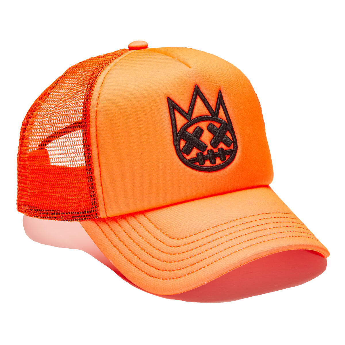 Cult of individuality Clean Shimuchan Logo Trucker Hat in coral