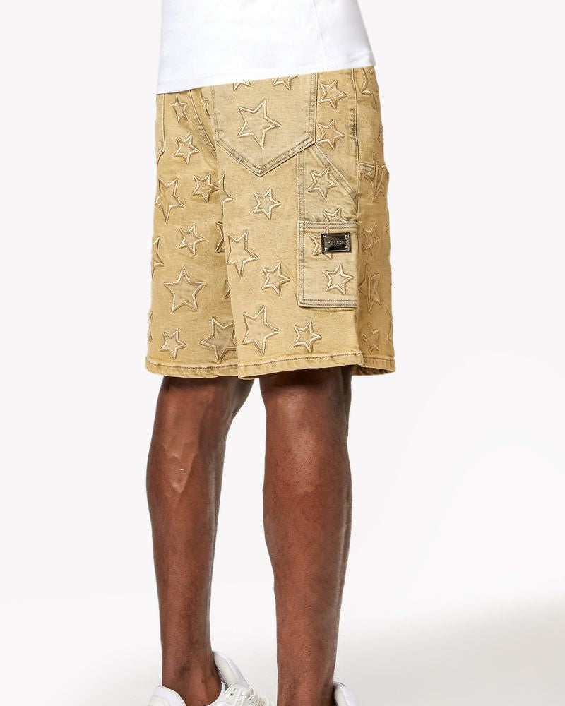 Stars Denim Shorts