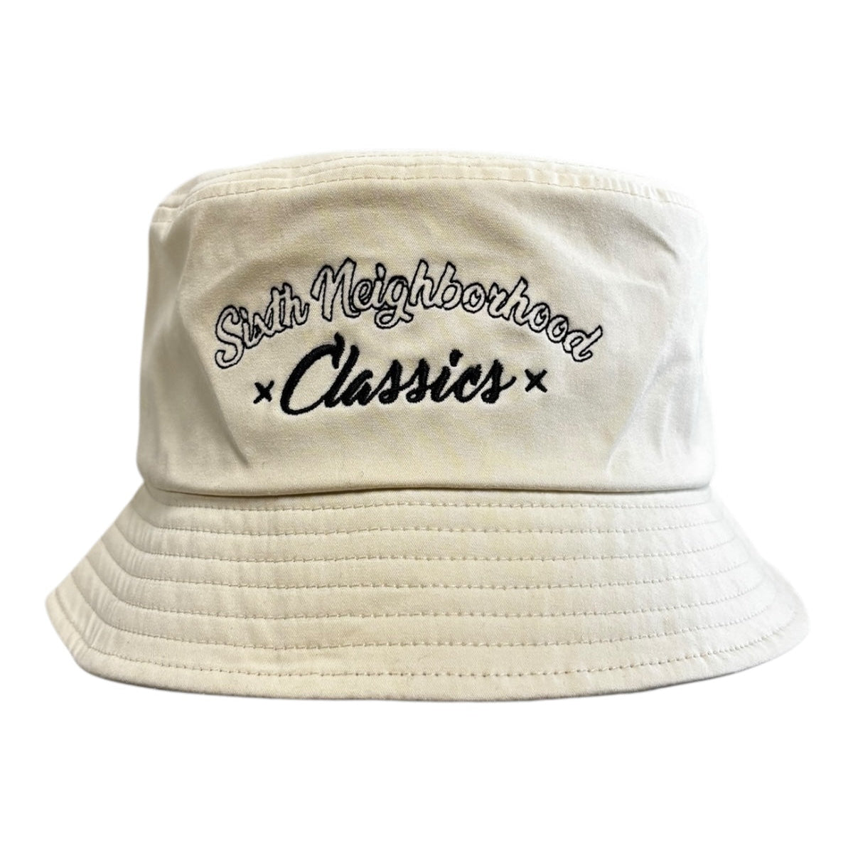 6th nbrhd shade bucket hat in cream color