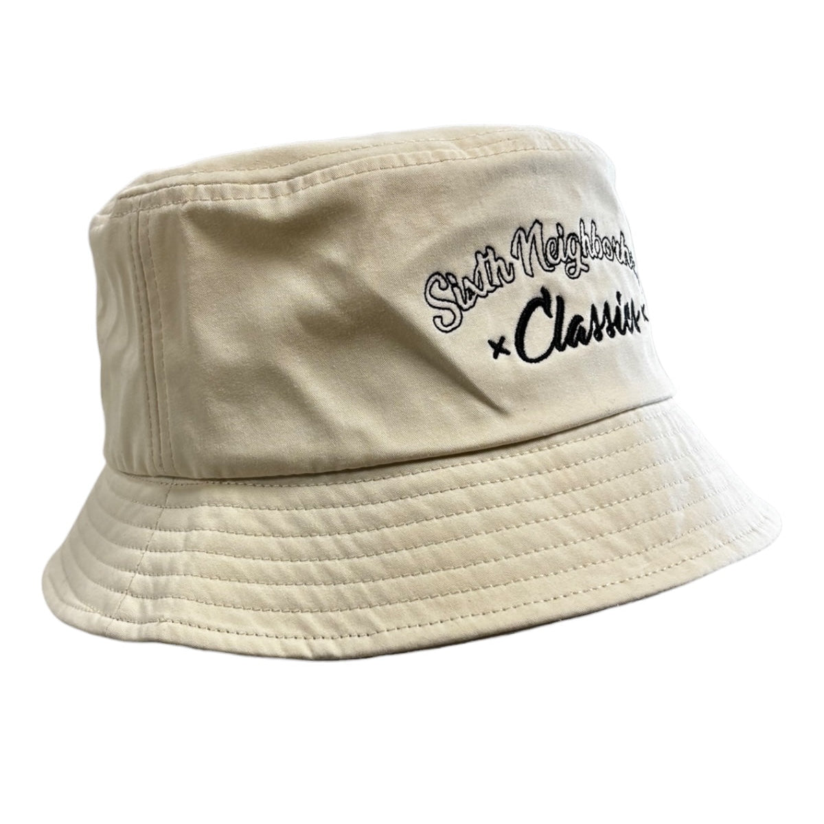 6th nbrhd shade bucket hat in cream color