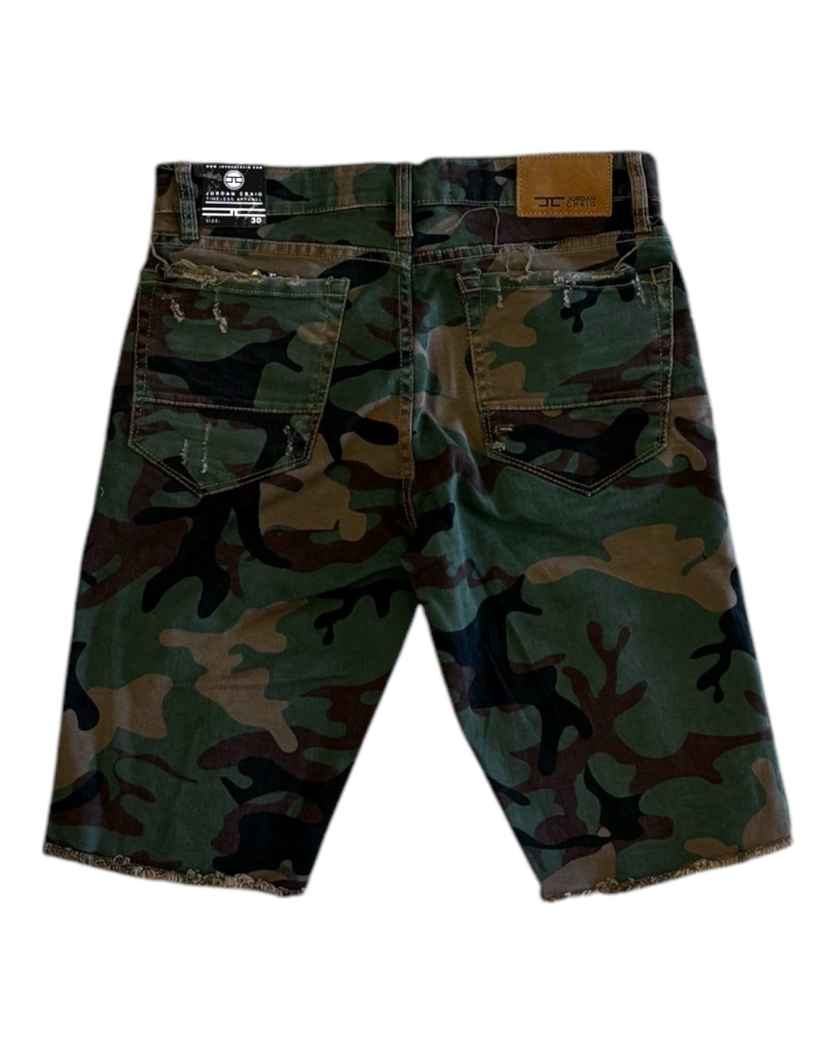 Jordan Craig shredded shorts in camo