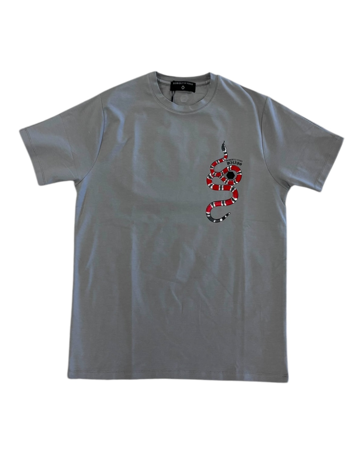 Roberto Vino snake shirt in gray