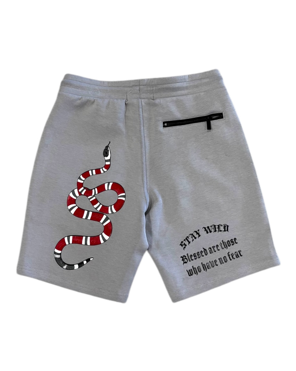 Roberto Vino snake shorts in gray