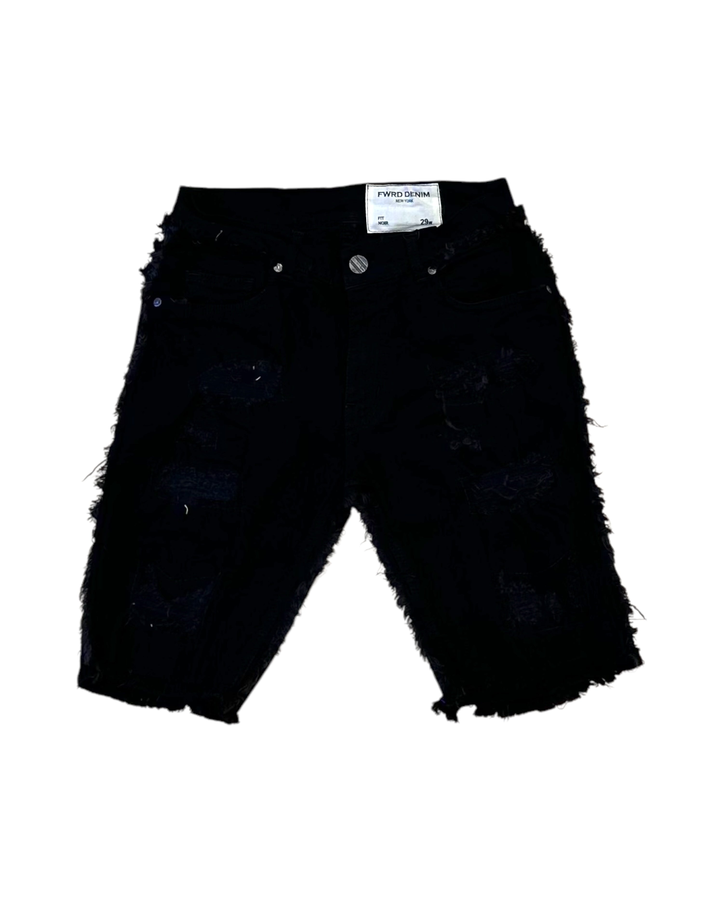 Fwrd Stacked No End Twill Shorts In black