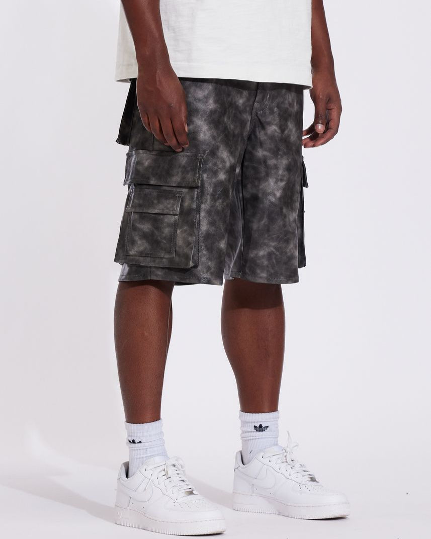 Crysp denim Tyson shorts in a smoke color