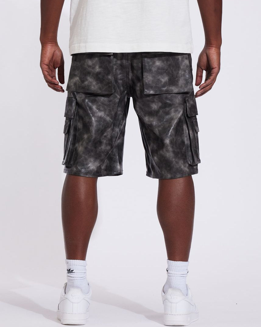 Crysp denim Tyson shorts in a smoke color