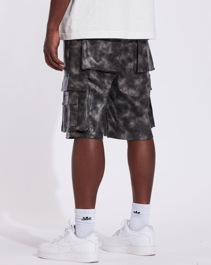 Crysp denim Tyson shorts in a smoke color