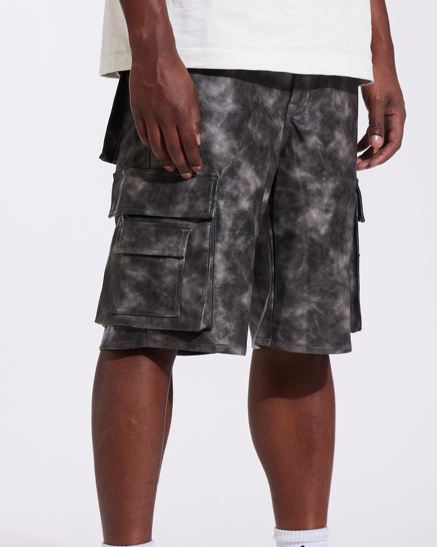 Crysp denim Tyson shorts in a smoke color