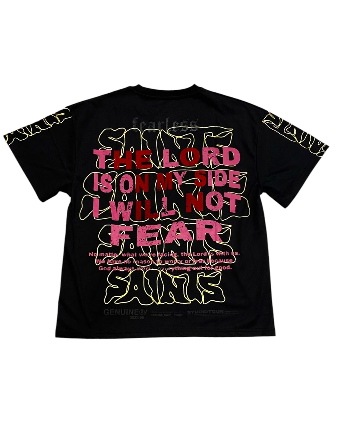 Genuine the lord tee in black