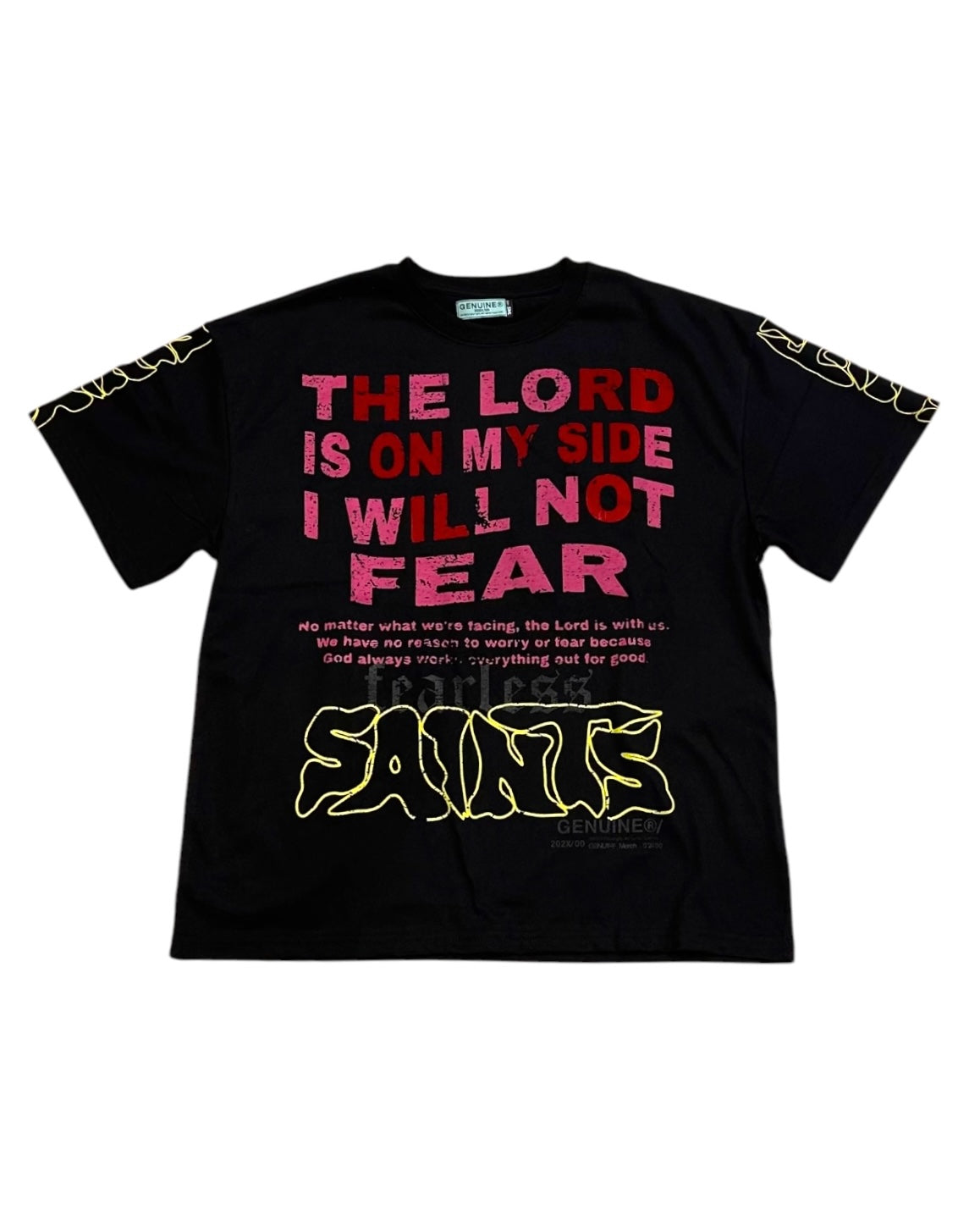 Genuine the lord tee in black