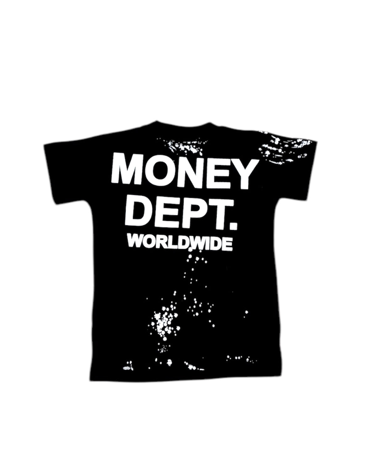 Toddler’s Painted Money Dept. TeeIn Black and White Color