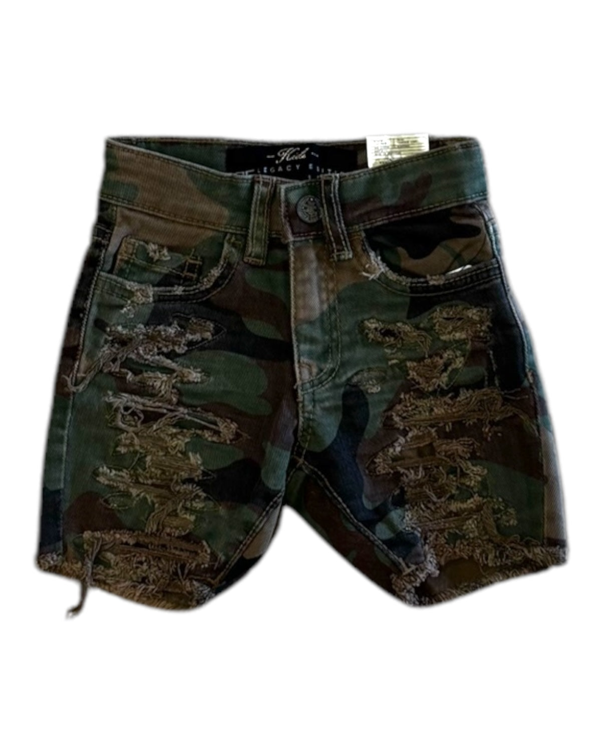 Jordan Craig toddlers shredded shorts in camo