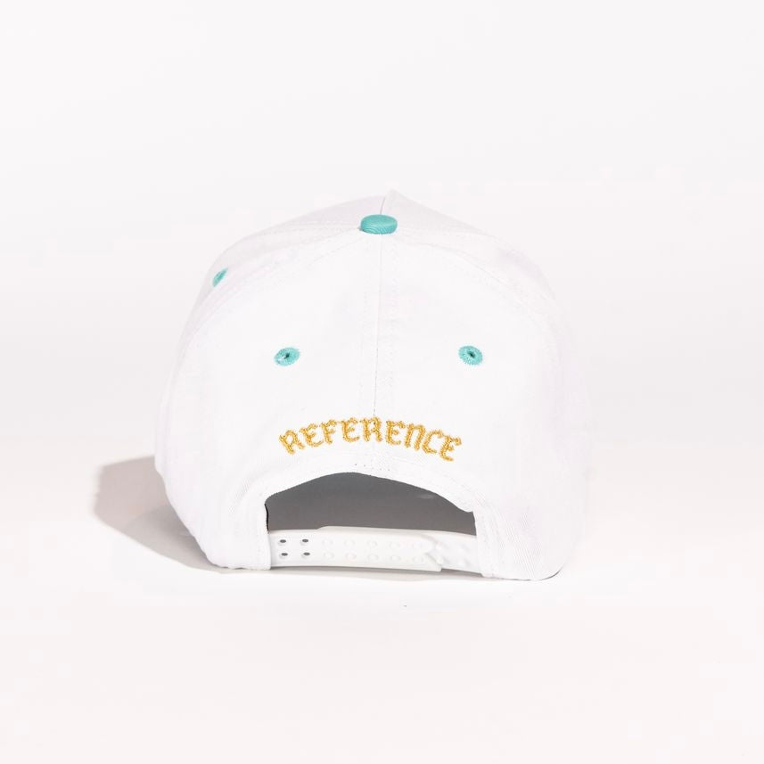 Reference vintage miami snapback in white