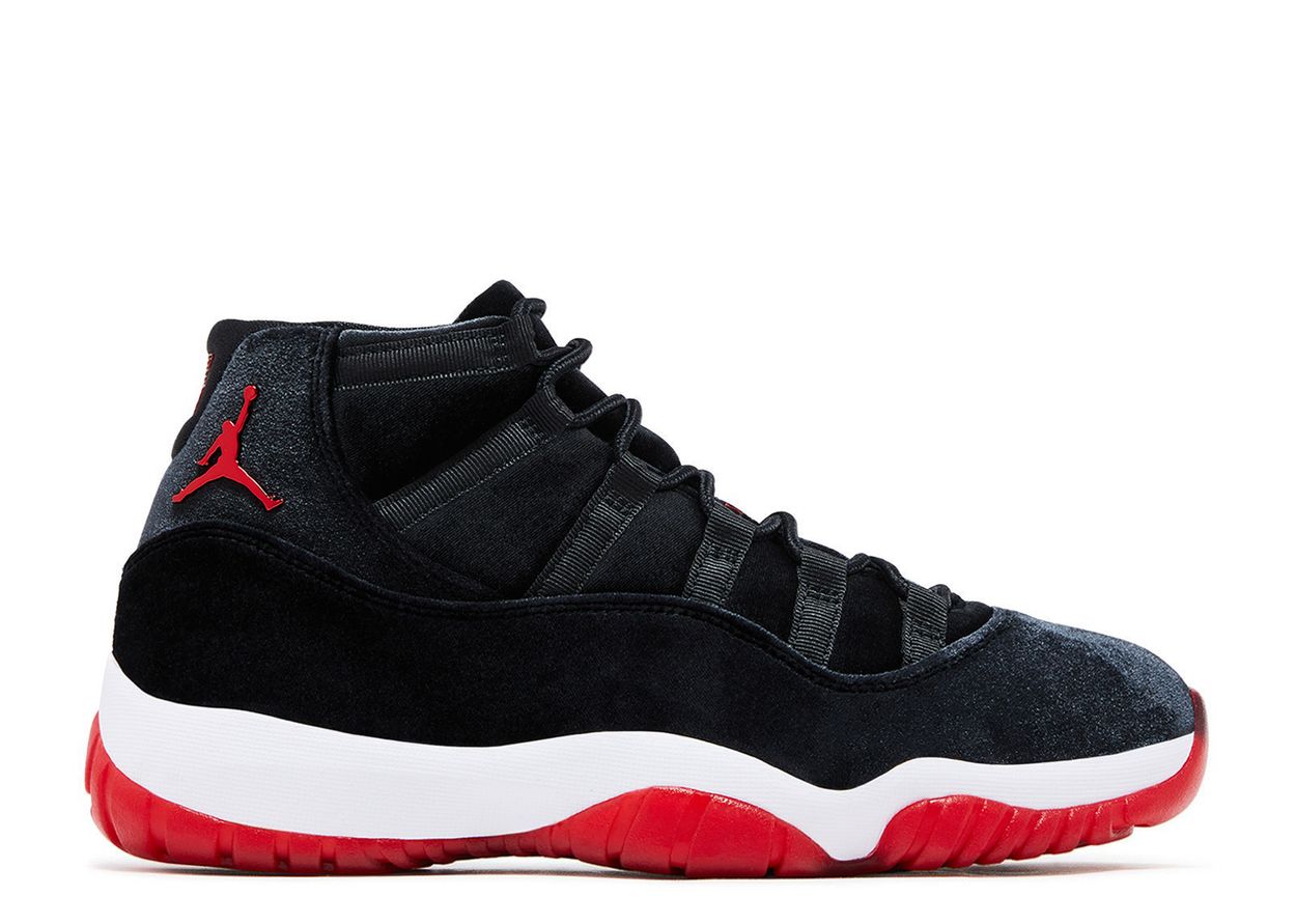 Jordan Retro 11's Bred Velvet (WMNS)