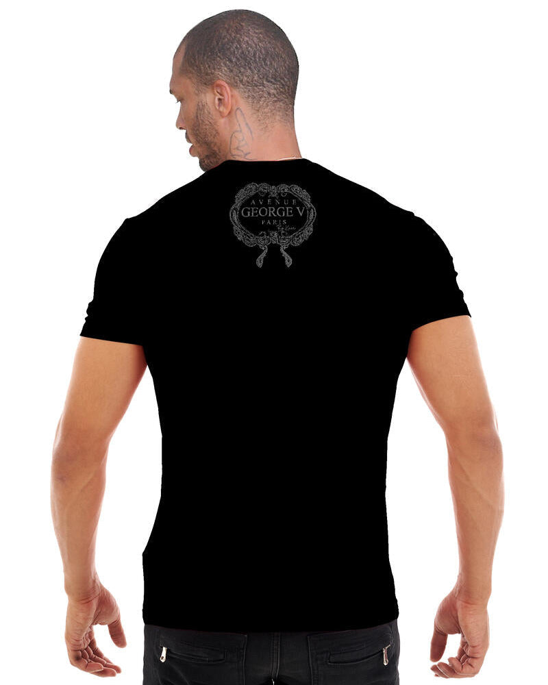 George V black panther tee in black