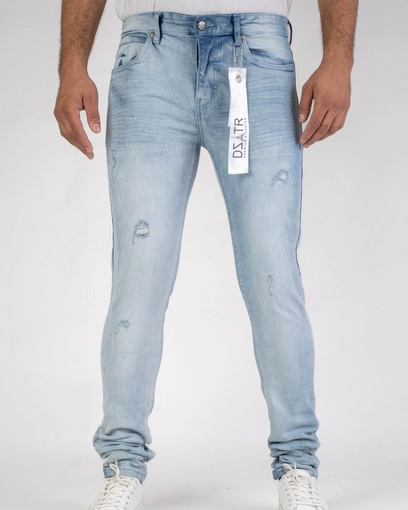 Clean Ripped Super Stretch Jeans DZTR-444