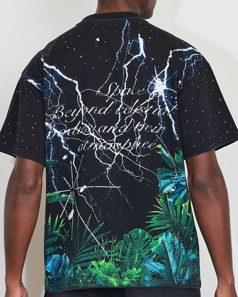 earth first midnight tee by first row in black