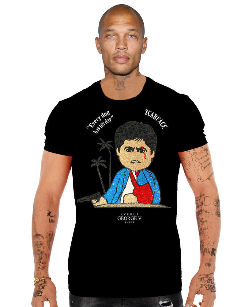George V every dog tee in black