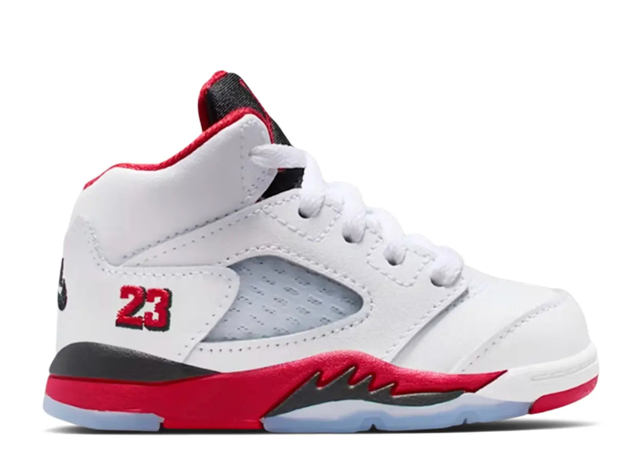 Jordan 5 Retro Fire Red Black Tongue (2025) (TD)
