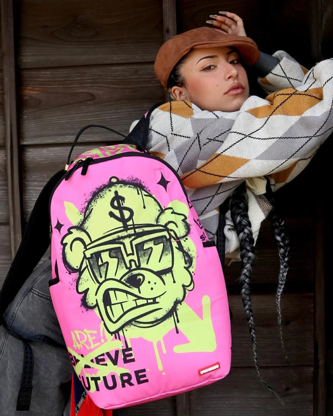 Future Flex Bear Graffiti DLXR Backpack