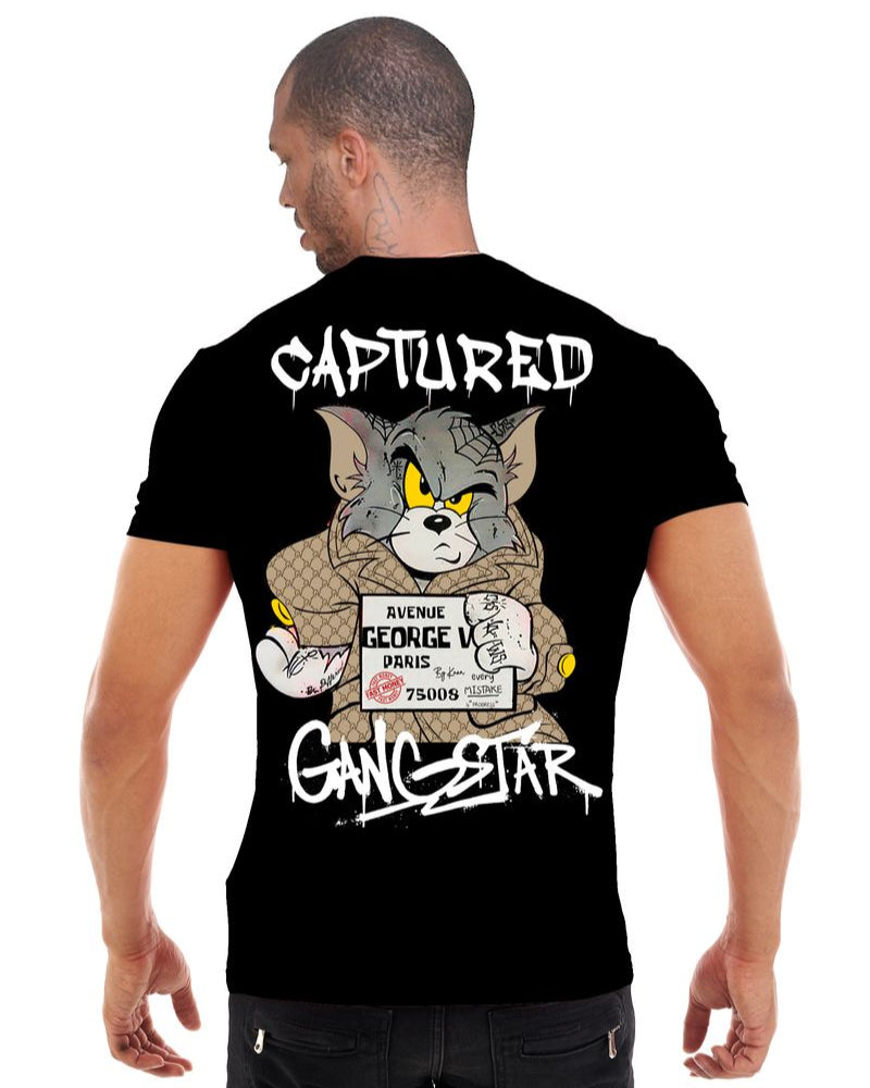George V gangstar Tom Tee in black