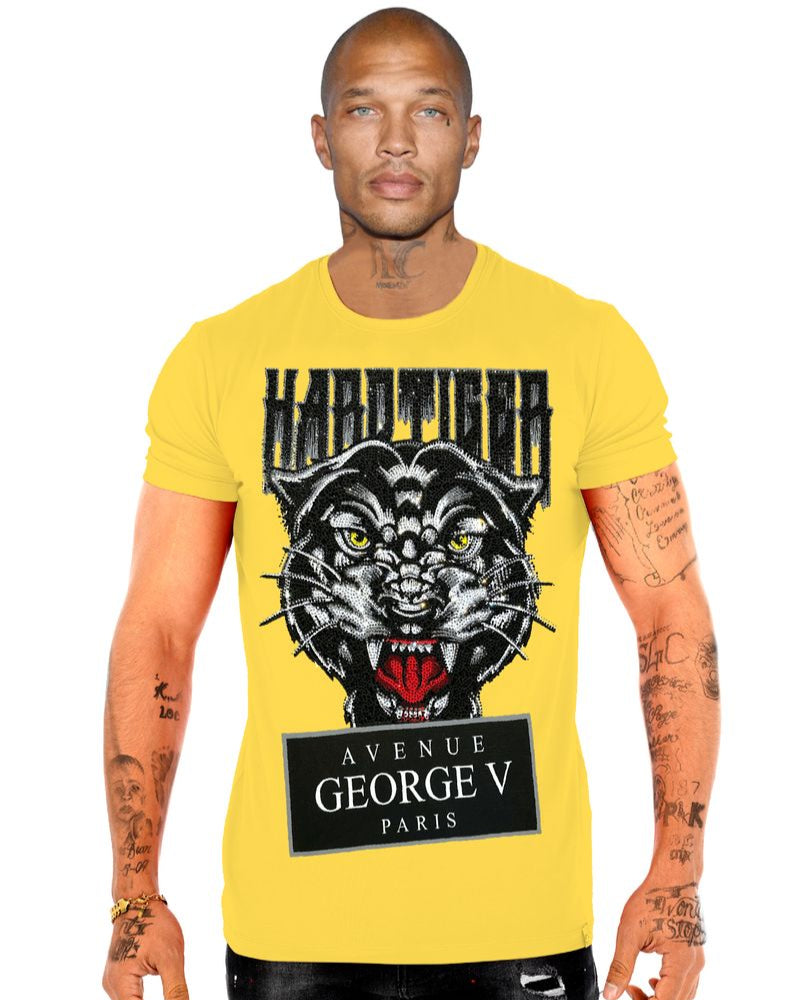 George V hardtiger tee in yellow