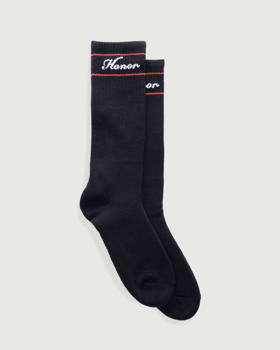 Honor Striped Ribbed Socks