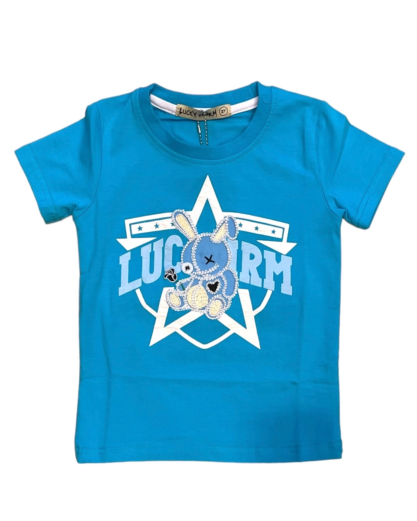 lucky charms lucky star tee in blue for toddlers