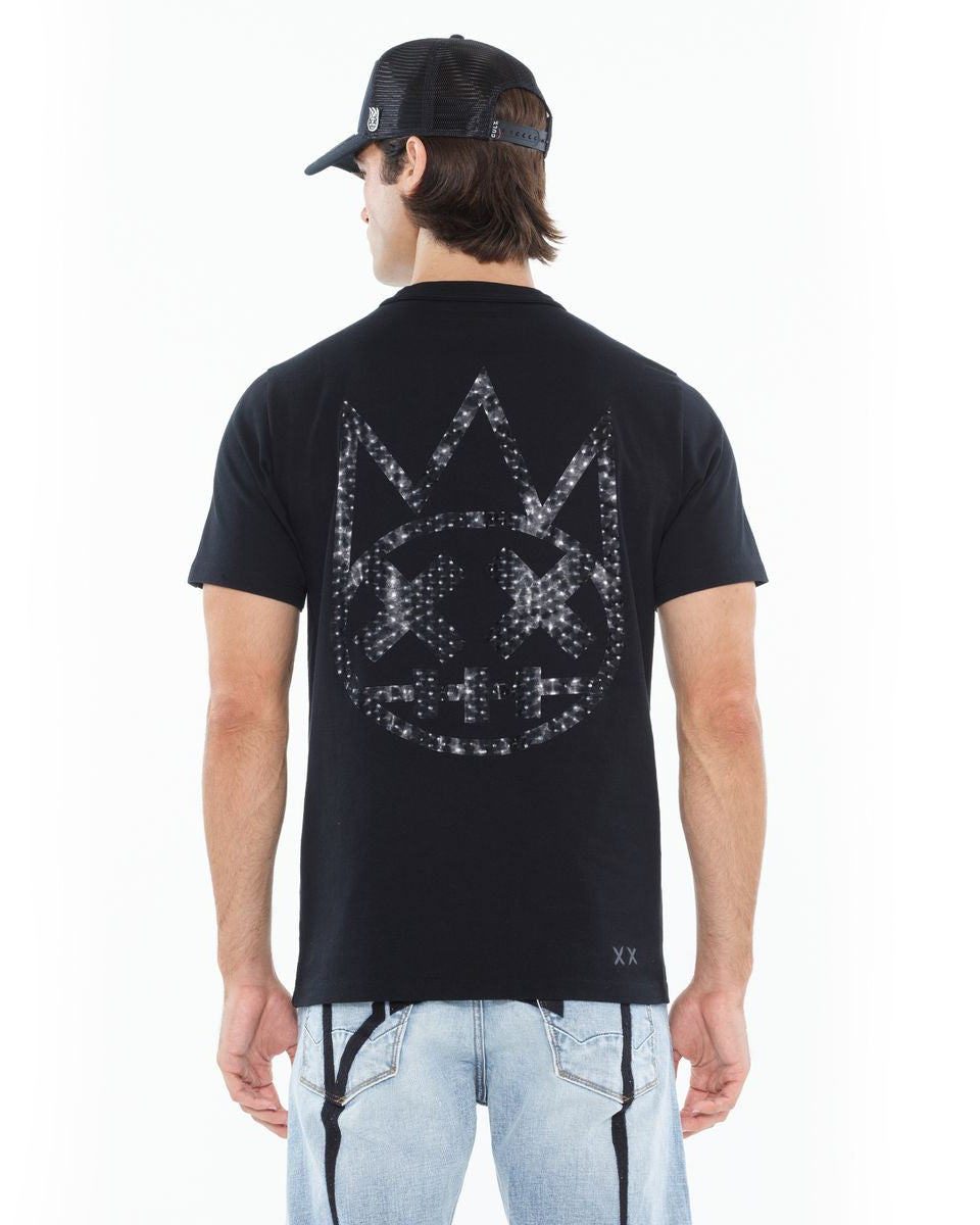 Cult of individuality metal logo tee in black