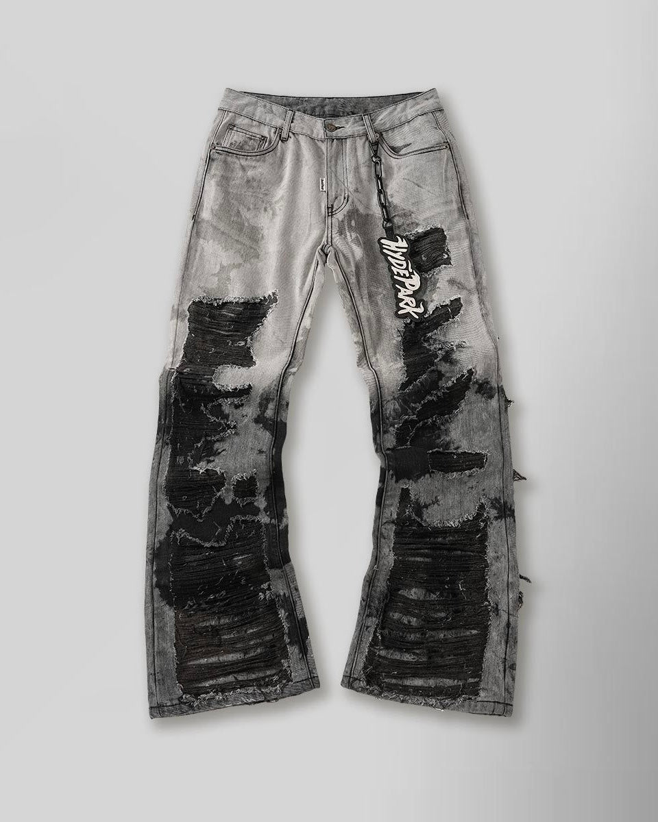 hyde park oblivion baggy jean in grey