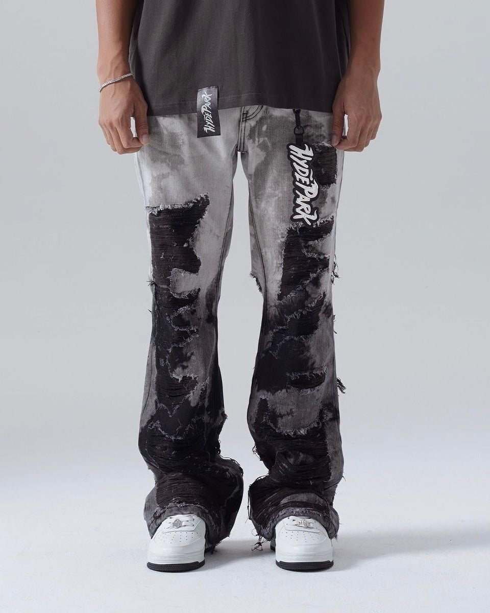 hyde park oblivion baggy jean in grey
