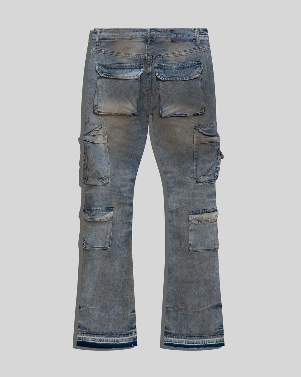 Gftd pilot flare jeans in vintage
