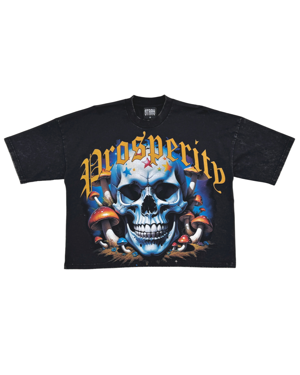 prosperity crop tee in black by marvelous clothing