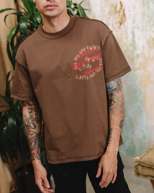 gftd la scorpion tee in brown