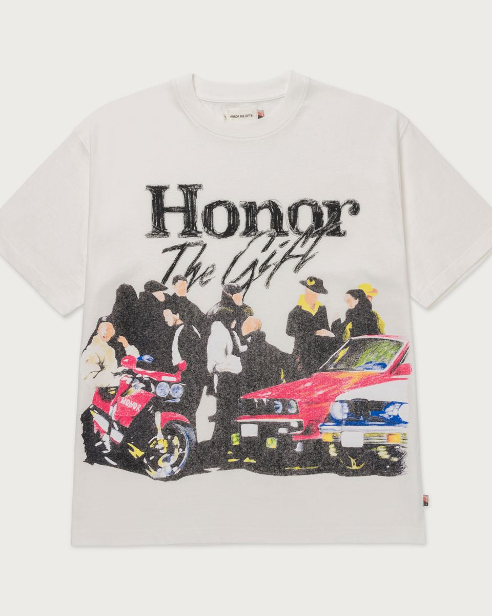 Honor the gift shift tee in white