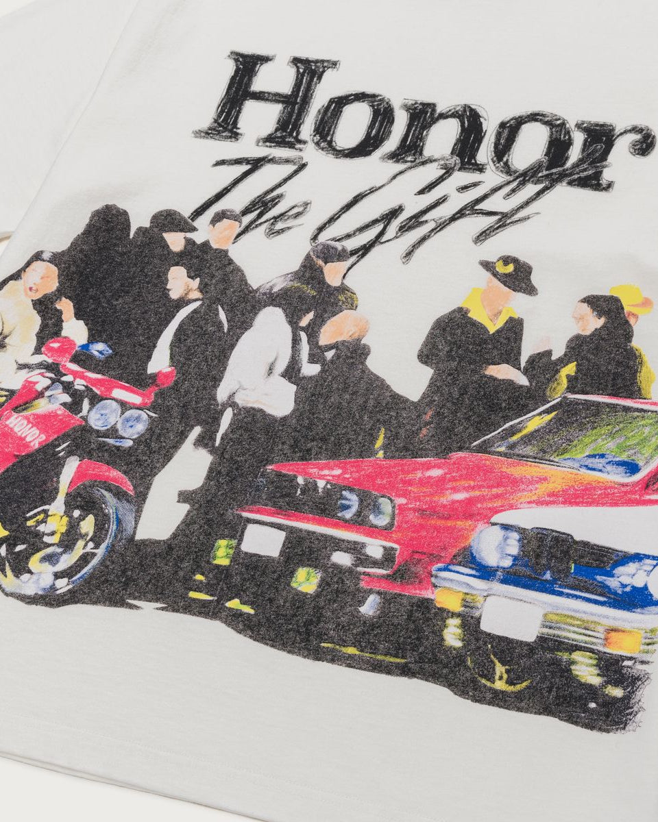 Honor the gift shift tee in white