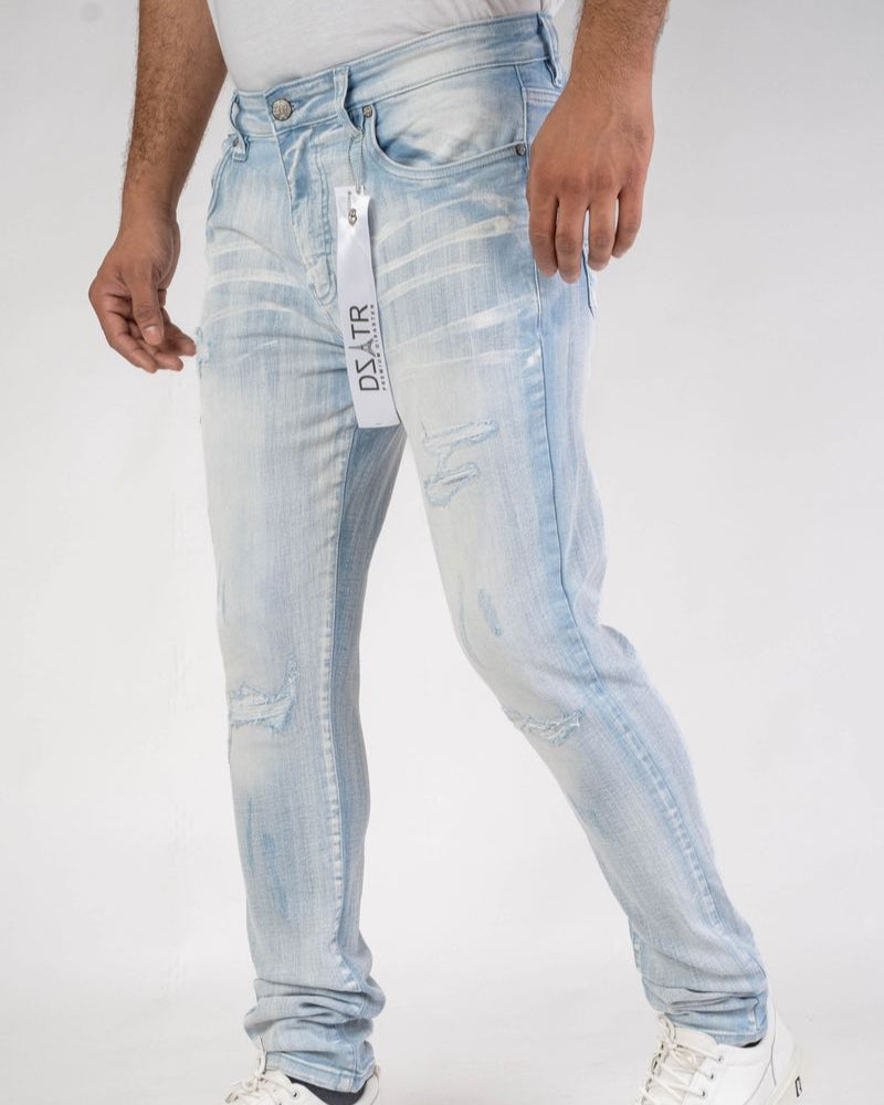 Super Stretch Knee Ripped Jean DZTR-422