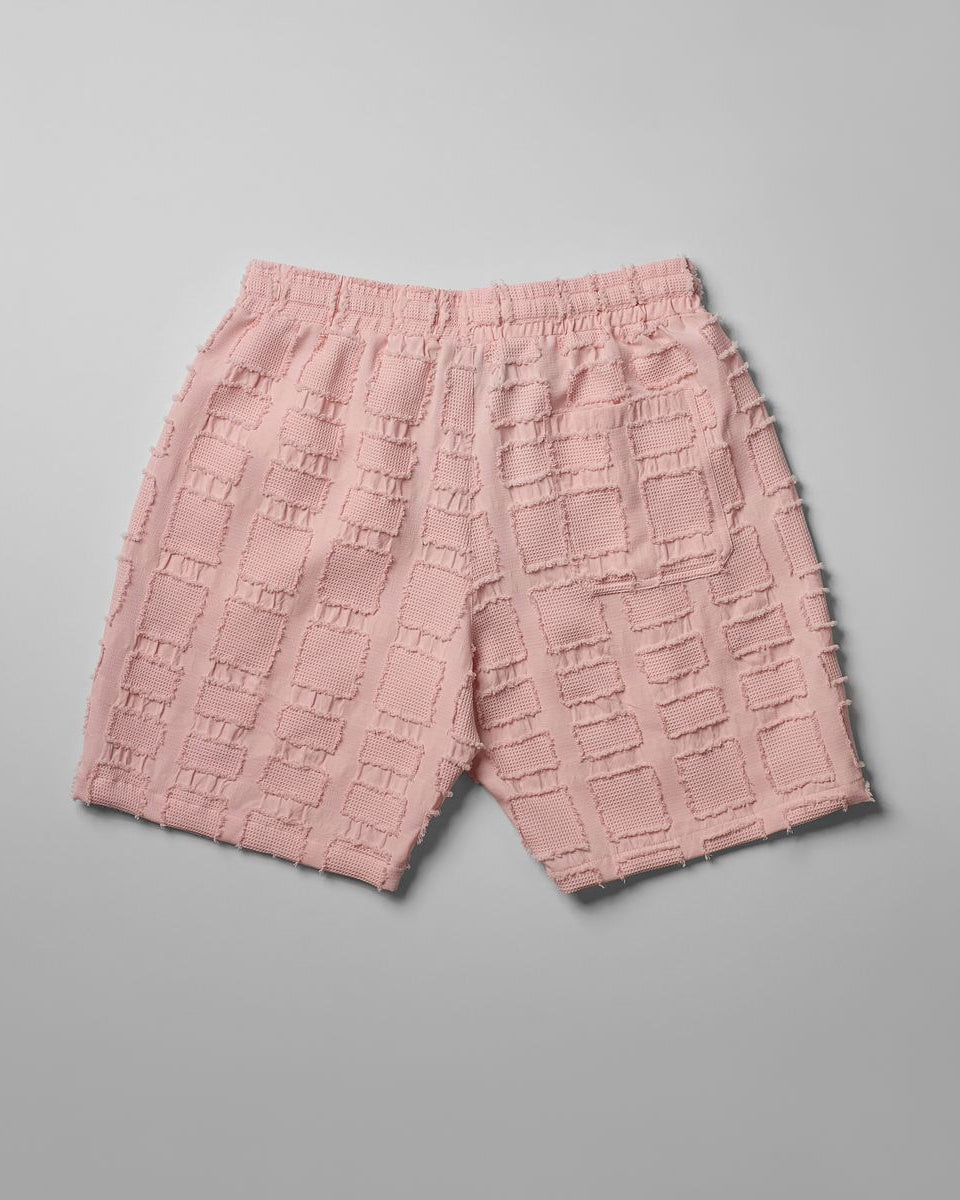 Reason textured shorts in pink