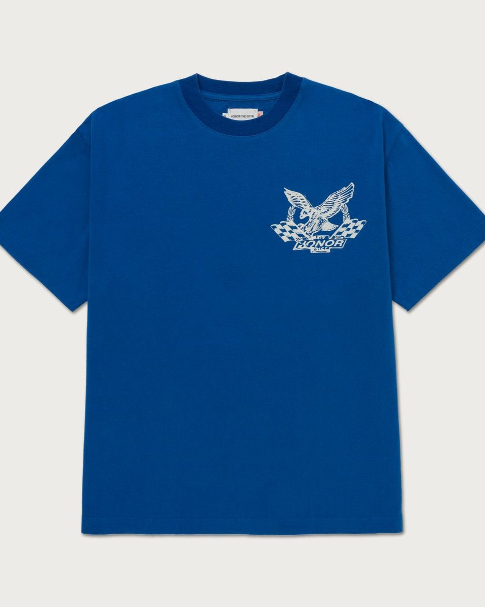 Honor the gift vintage oil tee in blue