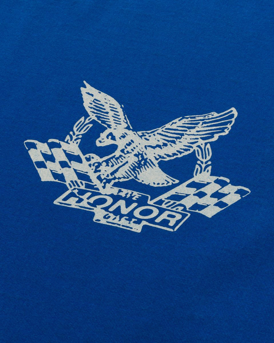 Honor the gift vintage oil tee in blue