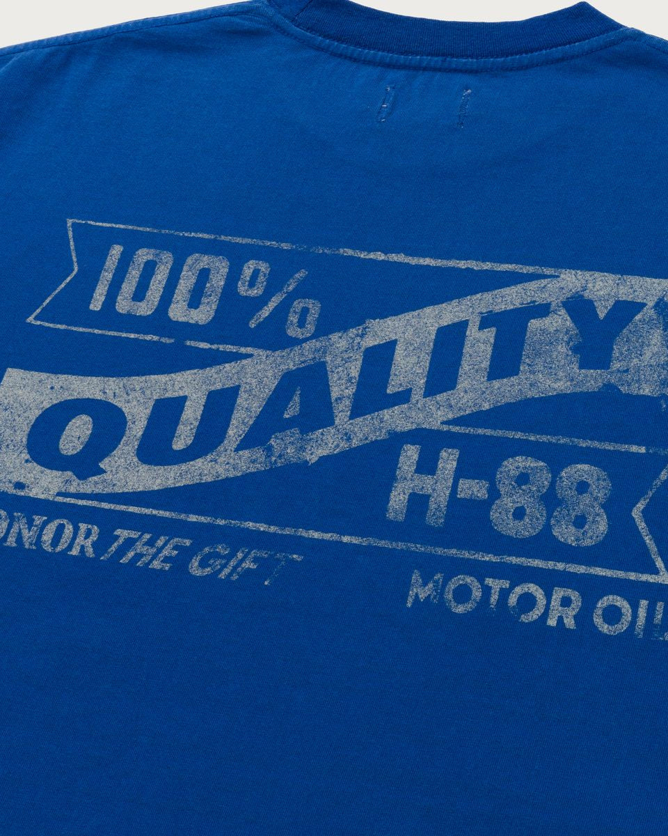 Honor the gift vintage oil tee in blue