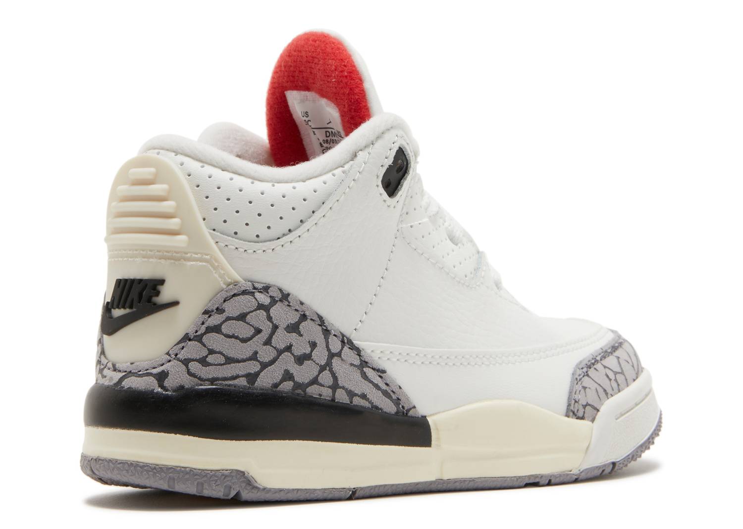 Jordan Retro 3’s Reimagined White Cement (TD)