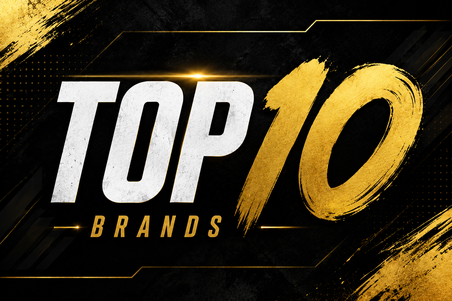 promotional banner for top 10 brands 