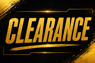 Clearance promotional banner